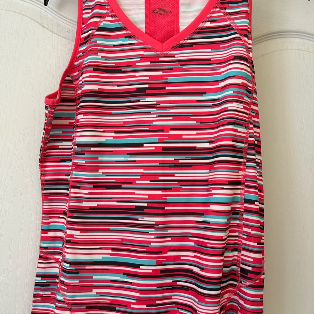 Tek Gear Red Sleeveless Tank Top Athletic Style